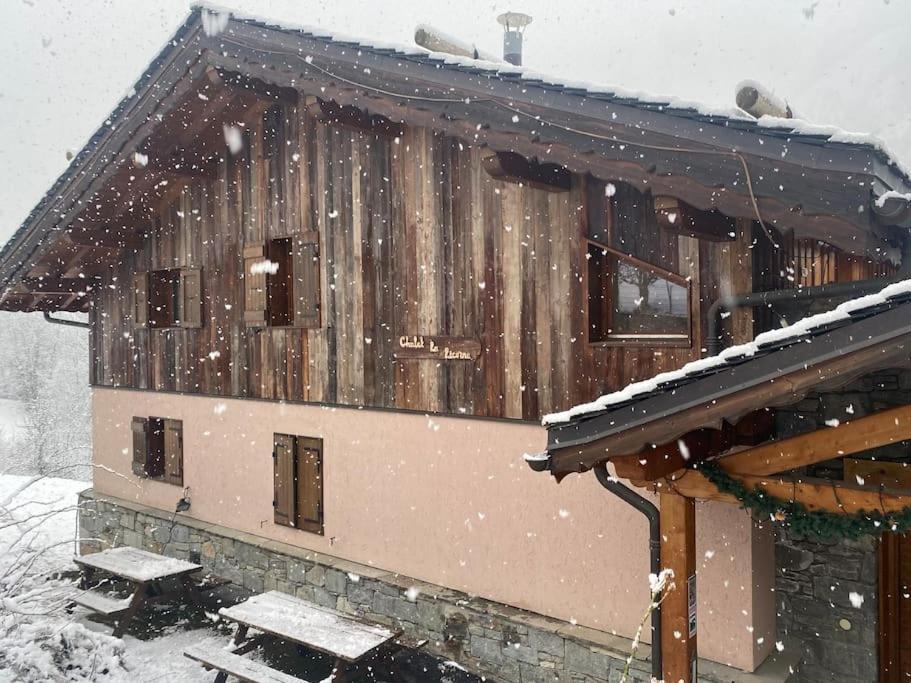 Chalet 6 Chambres A 3 Min Des Pistes Des 3 Vallees St Martin De Belleville Saint-Martin-de-Belleville Exteriör bild