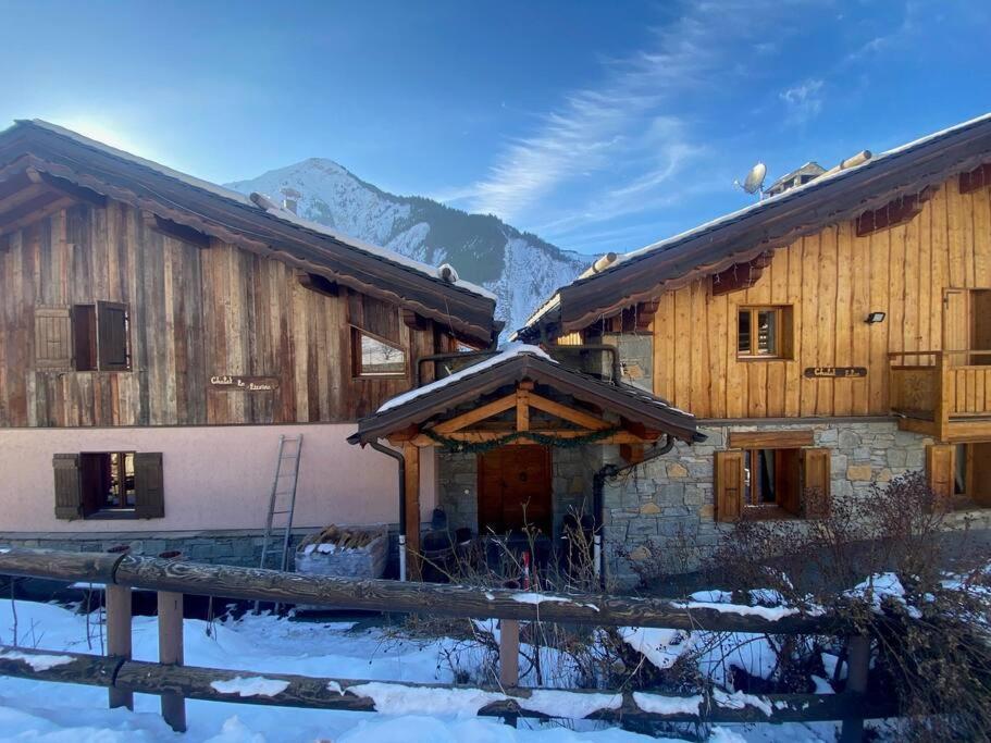 Chalet 6 Chambres A 3 Min Des Pistes Des 3 Vallees St Martin De Belleville Saint-Martin-de-Belleville Exteriör bild