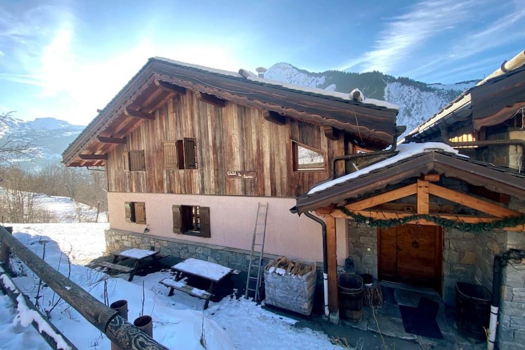 Chalet 6 Chambres A 3 Min Des Pistes Des 3 Vallees St Martin De Belleville Saint-Martin-de-Belleville Exteriör bild